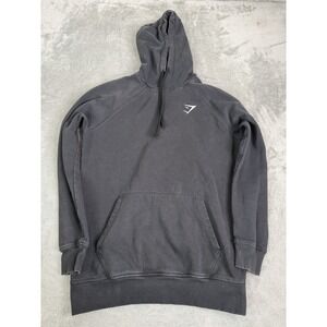 Gymshark Crest Pullover Hoodie Men's Size Small Black